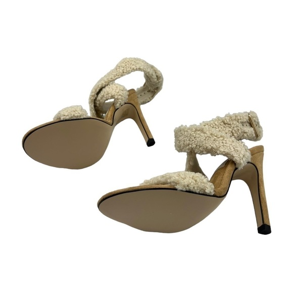 NWOT GOOD AMERICAN Sherpa Sandals 6.5 - Picture 9 of 9